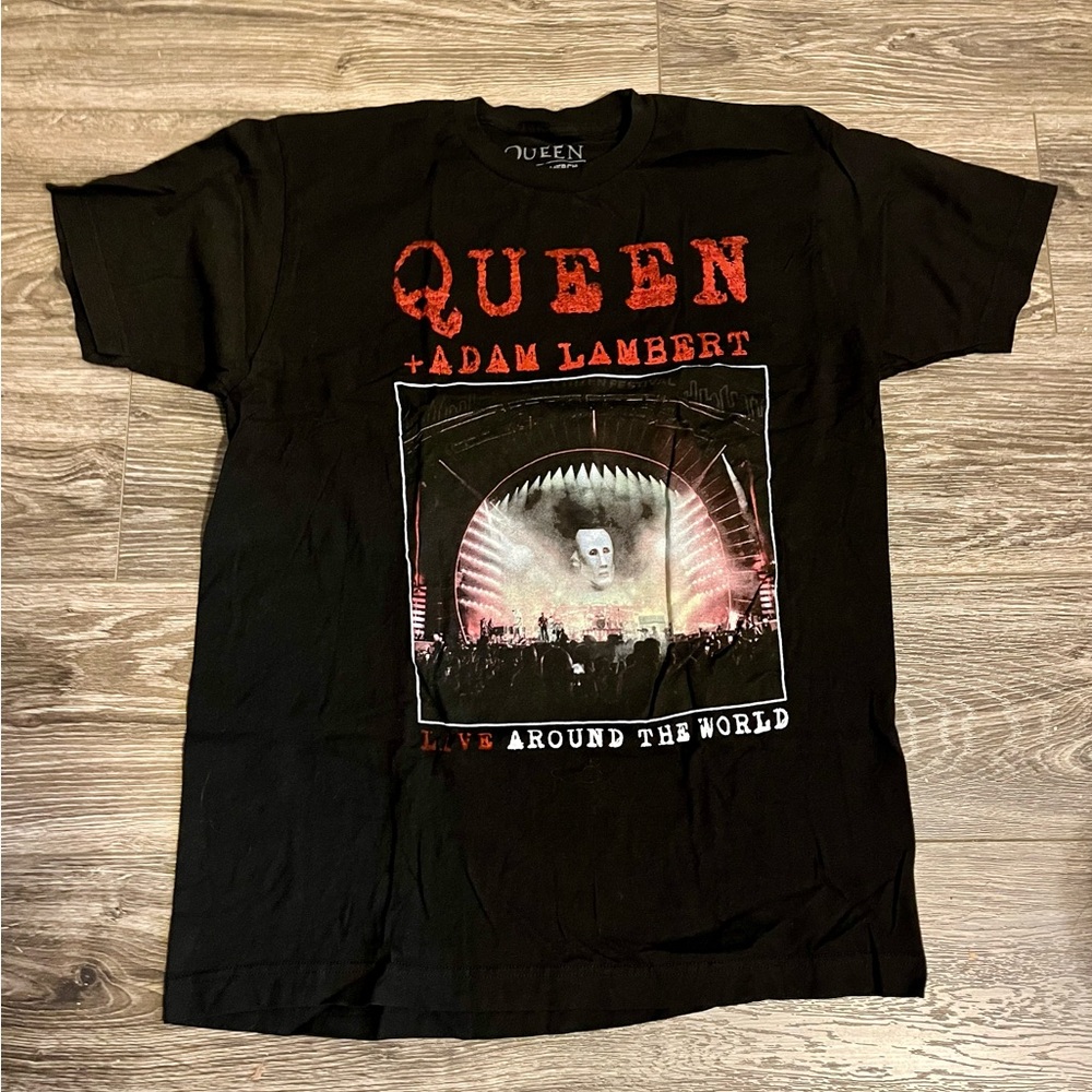 Queen + Adam Lambert band shirt